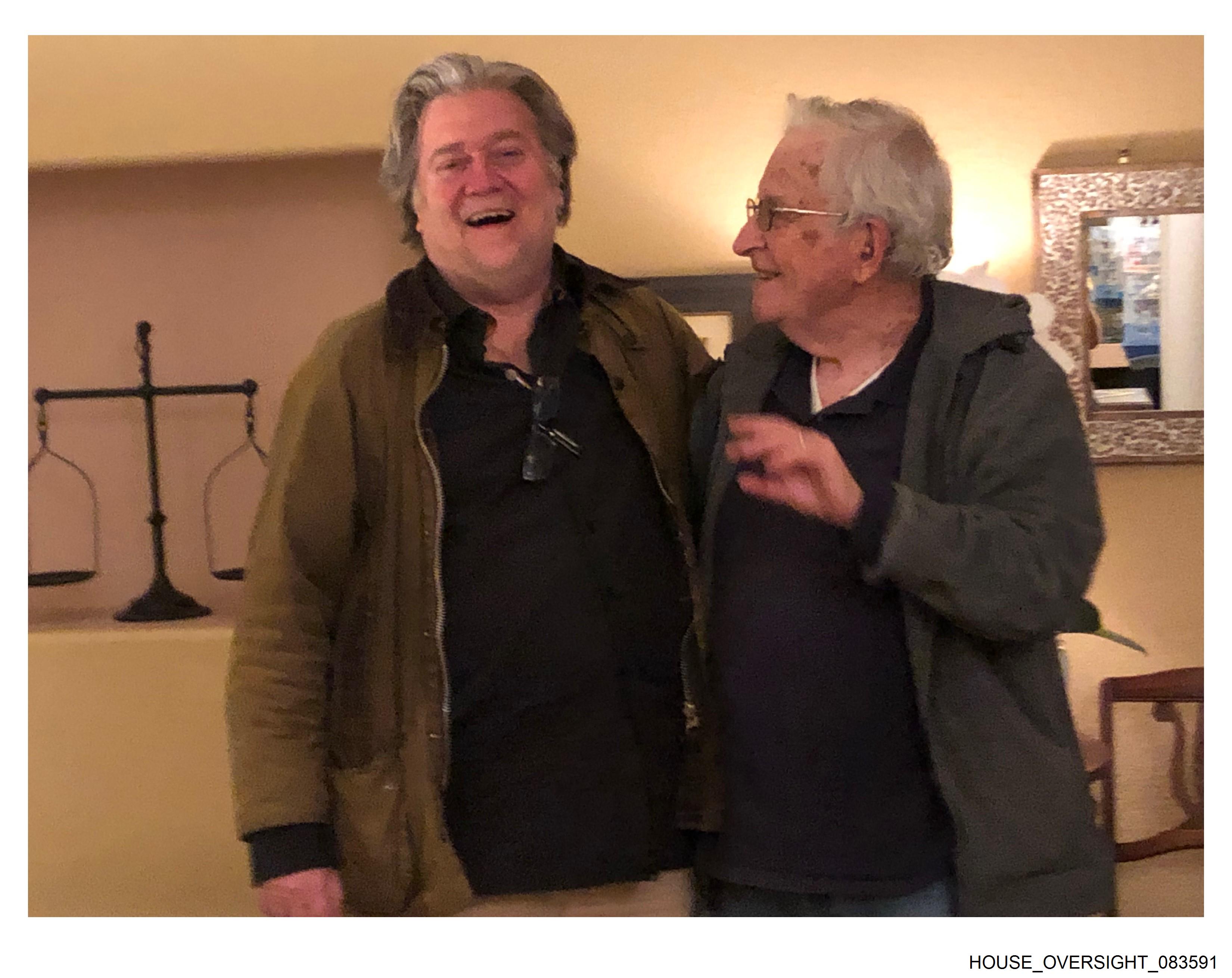 Steve Bannon and Noam Chomsky