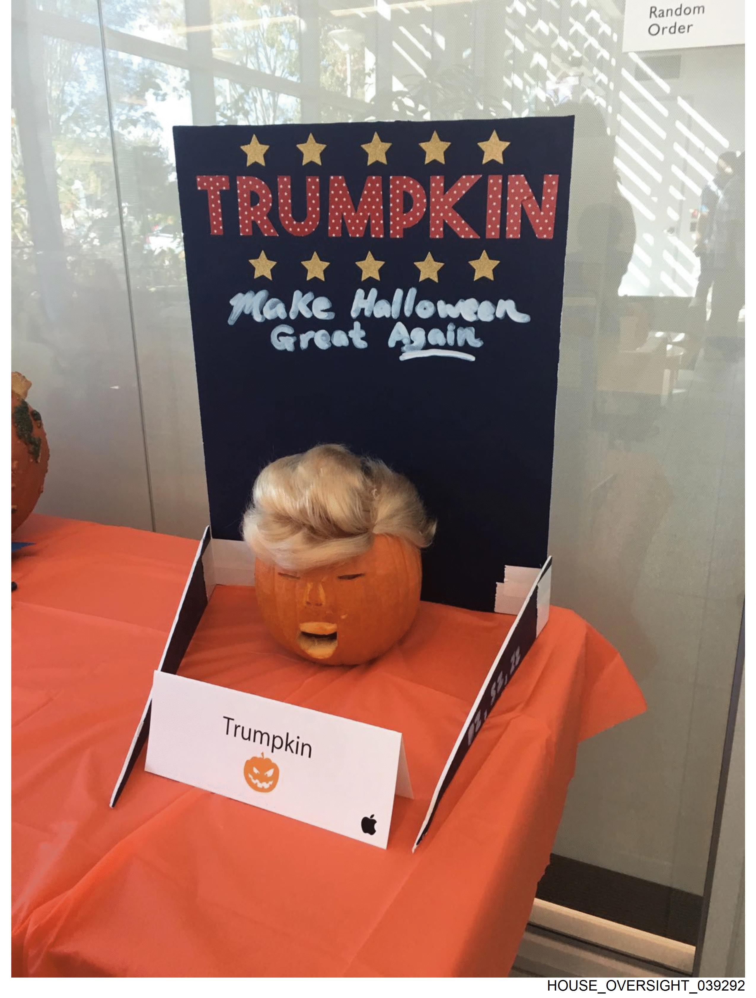 Trump pumpkin